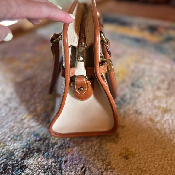 Authentic Dooney and Burke satchel bag. Dooney and Burke leather purse. Vintage - Picture 2 of 14